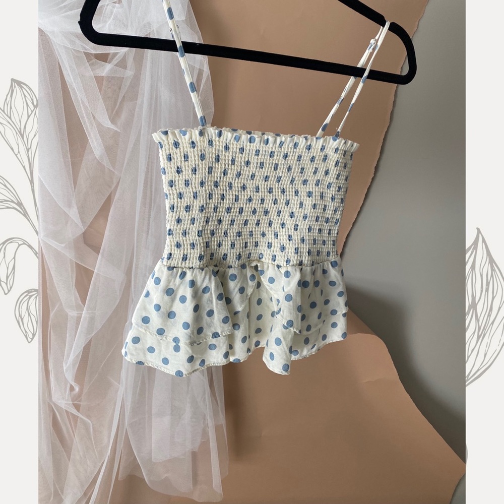 Polka Dot Zara top